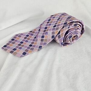 TED BAKER LONDON PINK LAVINDER SILK Men's Neck Tie